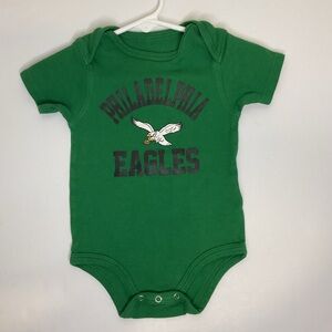 NFL Philadelphia Eagles Green Baby Bodysuit 100% Cotton